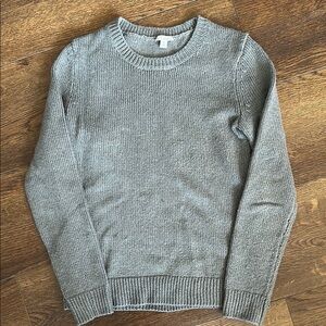 Gap Women's Tall Gray Sweater silver thread